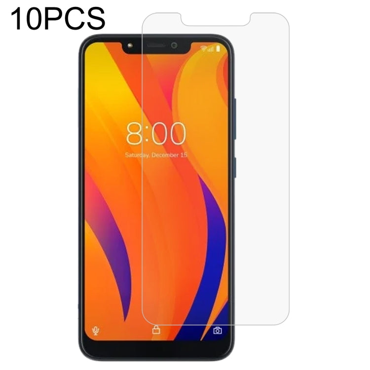 10 PCS 0.26mm 9H 2.5D Tempered Glass Film — For BQS 5050 Strike Selfie (10 PCS)