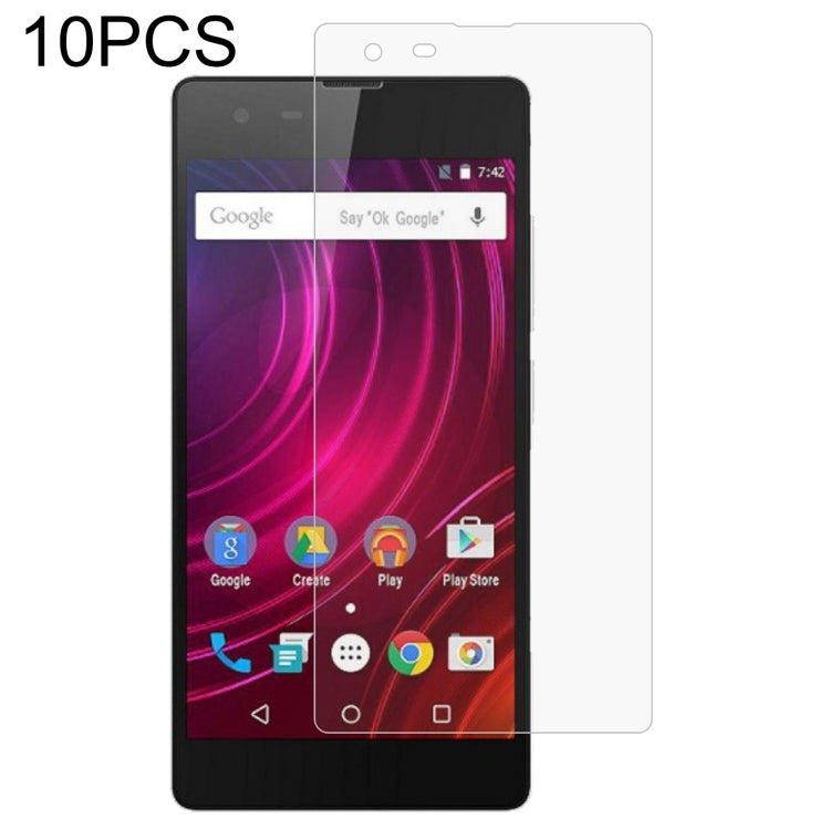 10 PCS 0.26mm 9H 2.5D Tempered Glass Film — For Infinix Hot S3 (10 PCS)