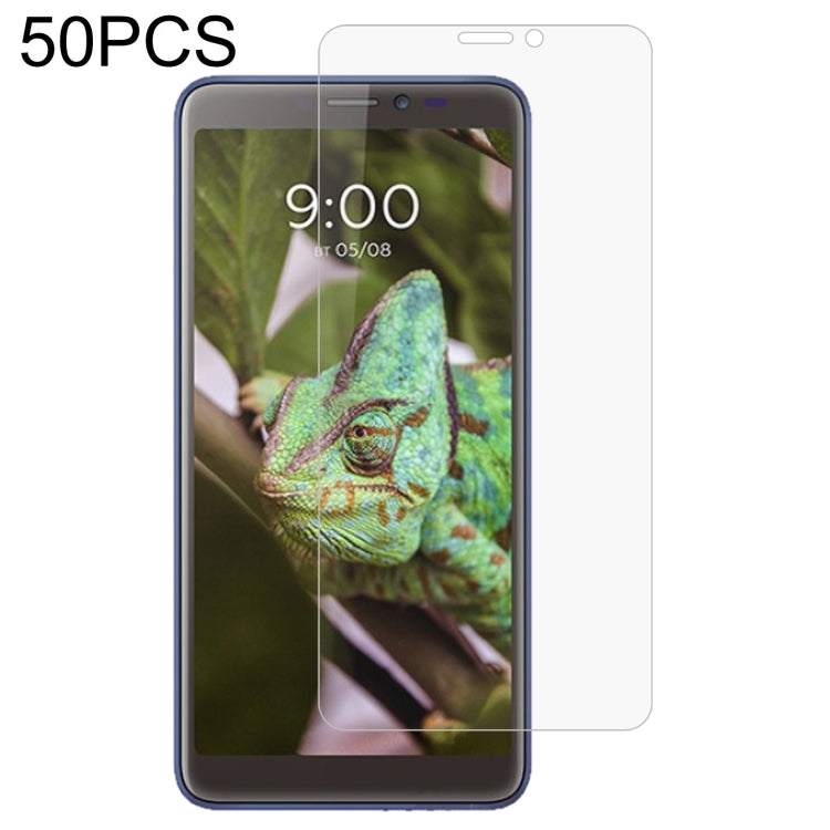 50 PCS 0.26mm 9H 2.5D Tempered Glass Film — For BQ 5528 (50 PCS)