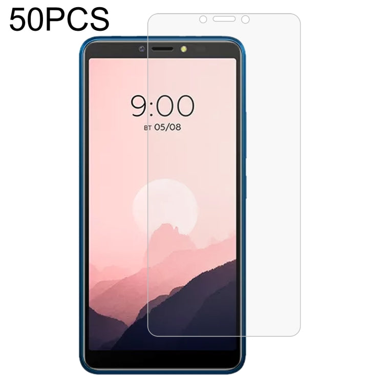 50 PCS 0.26mm 9H 2.5D Tempered Glass Film — For Alcatel A7 XL (50 PCS)