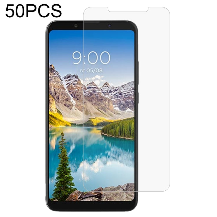 50 PCS 0.26mm 9H 2.5D Tempered Glass Film — For BQ 5530L (50 PCS)