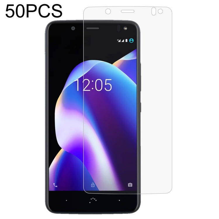 50 PCS 0.26mm 9H 2.5D Tempered Glass Film — For BQ U (50 PCS)