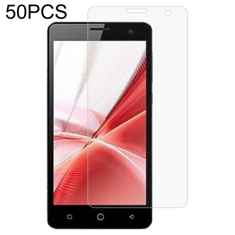 50 PCS 0.26mm 9H 2.5D Tempered Glass Film