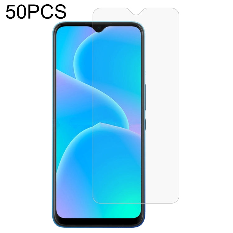 50 PCS 0.26mm 9H 2.5D Tempered Glass Film — For Infinix Itel Vision 1 (50 PCS)