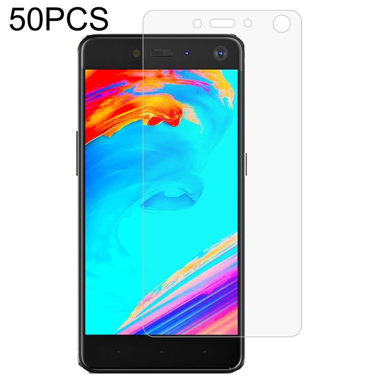 50 PCS 0.26mm 9H 2.5D Tempered Glass Film