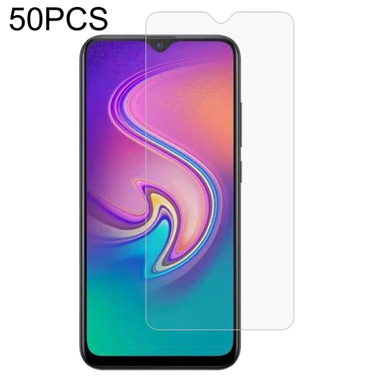 50 PCS 0.26mm 9H 2.5D Tempered Glass Film