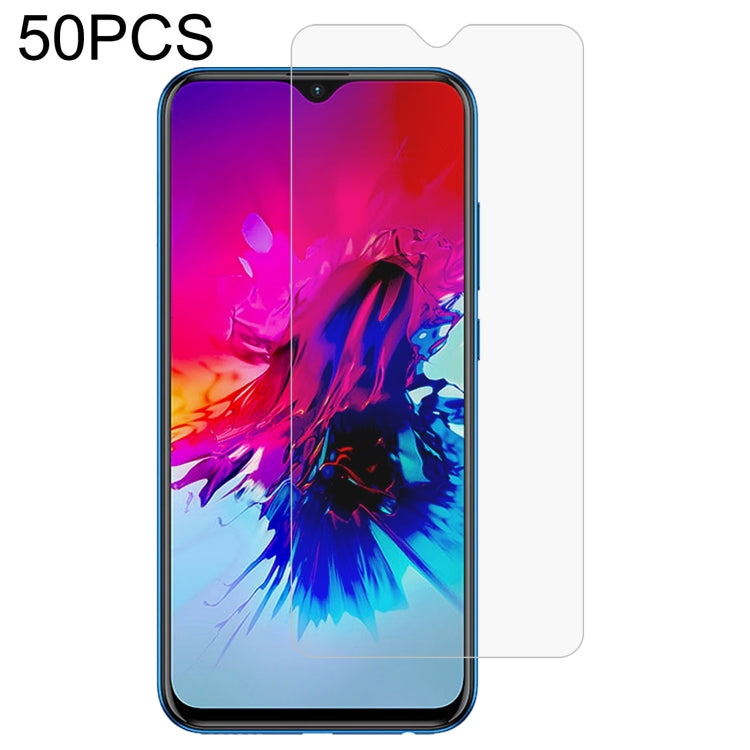 50 PCS 0.26mm 9H 2.5D Tempered Glass Film