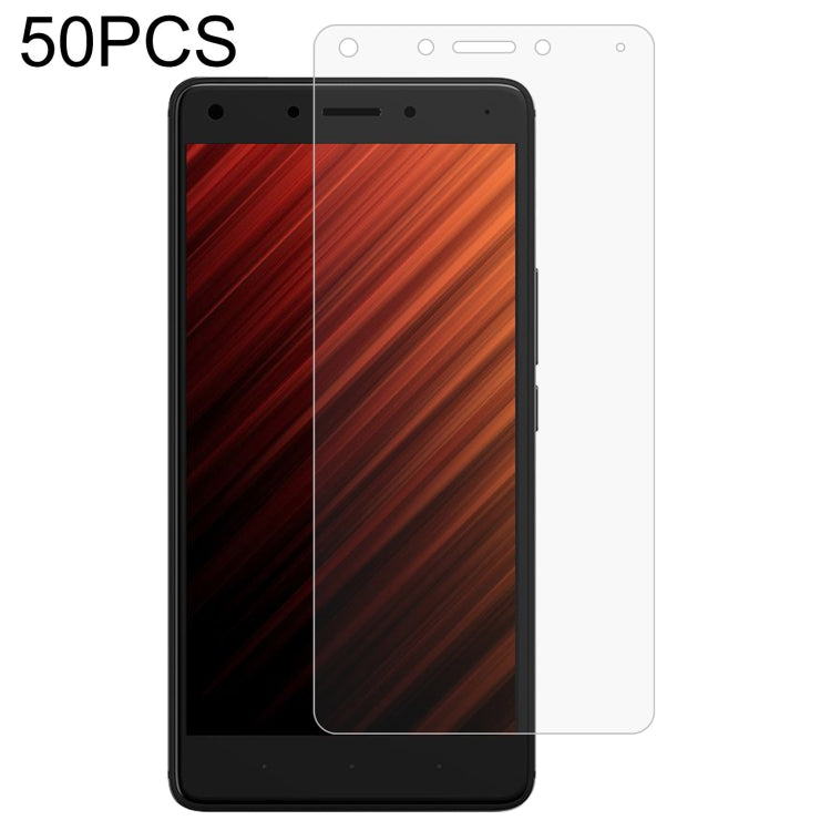 50 PCS 0.26mm 9H 2.5D Tempered Glass Film