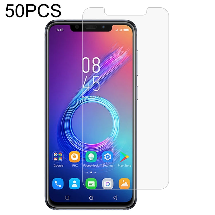50 PCS 0.26mm 9H 2.5D Tempered Glass Film