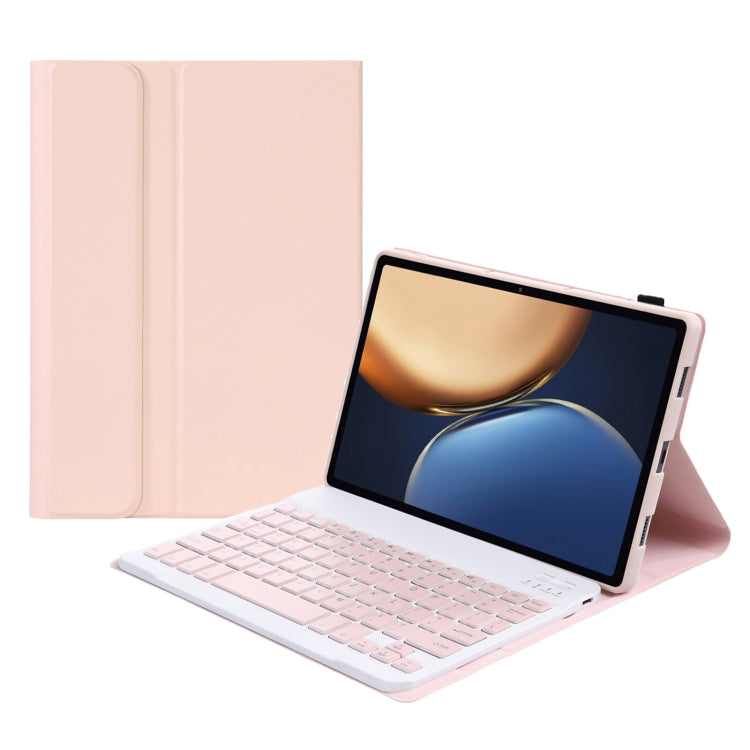 AHV7 Lambskin Texture Ultra-thin Bluetooth Keyboard Leather Tablet Case For Honor Pad V8 / Tablet V7 Pro — view 6