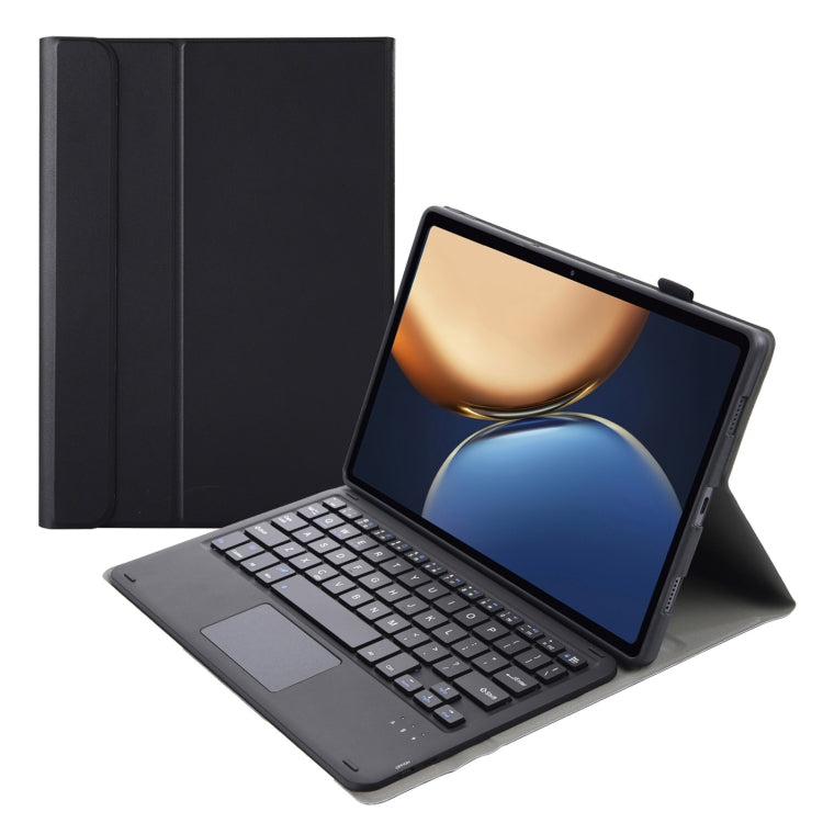 AHV7-A Lambskin Texture Ultra-thin Bluetooth Keyboard Leather Tablet Case with Touchpad For Honor Pad V8 / Tablet V7 Pro