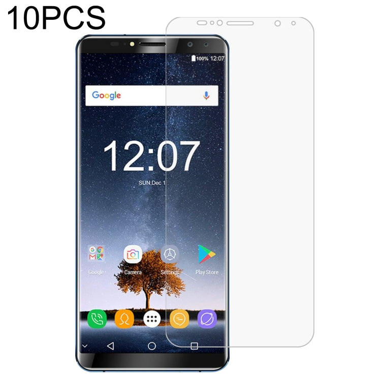 10 PCS 0.26mm 9H 2.5D Tempered Glass Film, For TCL 10 Plus (10 PCS)