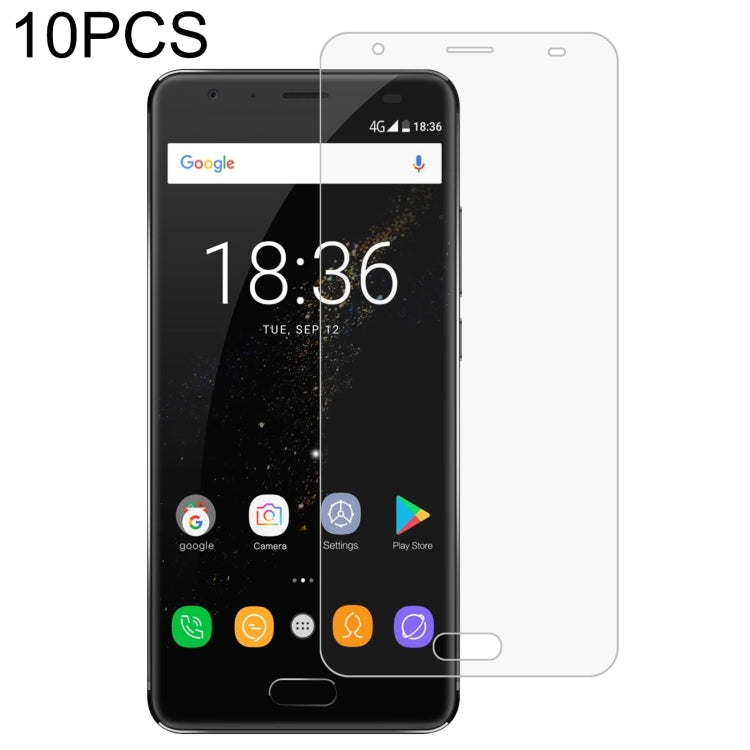 10 PCS 0.26mm 9H 2.5D Tempered Glass Film, For TCL 10 Plus (10 PCS)