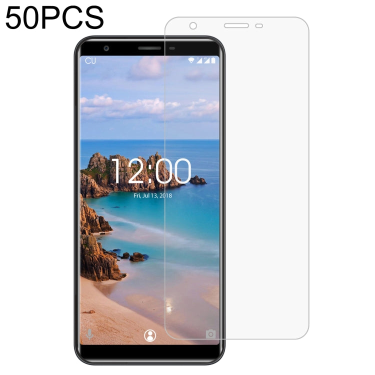 50 PCS 0.26mm 9H 2.5D Tempered Glass Film, For TCL 10 Plus (50 PCS) — For Sony Xperia L2 (50 PCS)