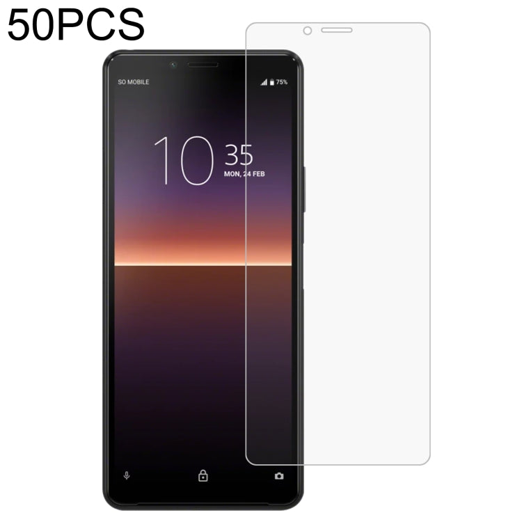 50 PCS 0.26mm 9H 2.5D Tempered Glass Film, For TCL 10 Plus (50 PCS) — For Tecno Pouvoir 1 (50 PCS)