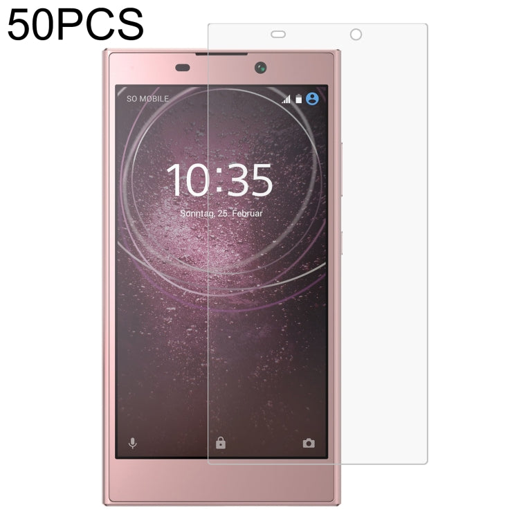 50 PCS 0.26mm 9H 2.5D Tempered Glass Film, For TCL 10 Plus (50 PCS) — For Oukitel C18 Pro (50 PCS)