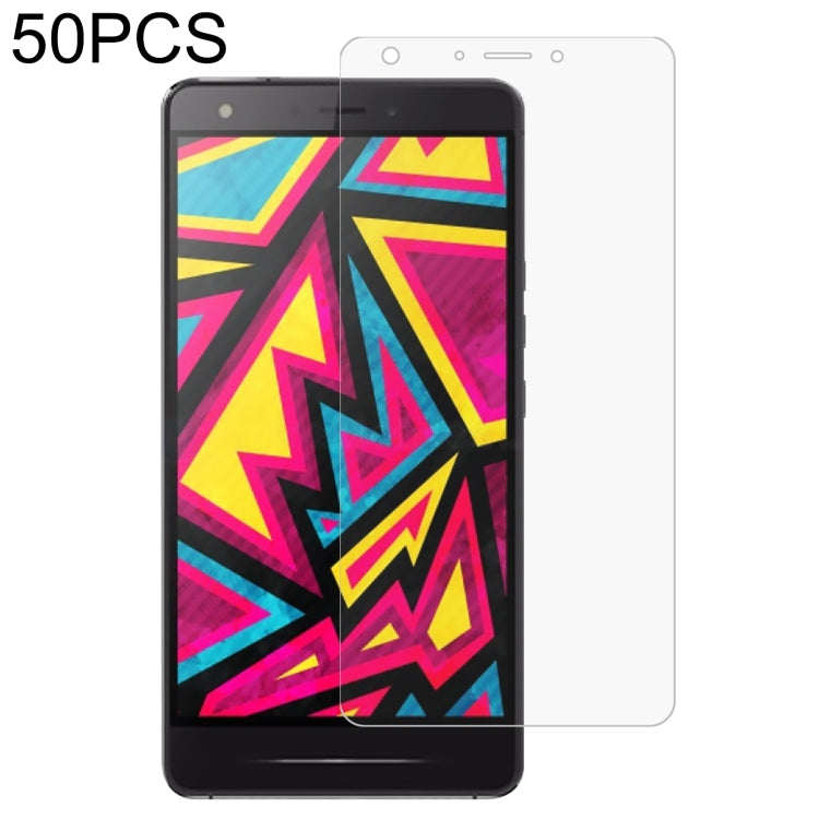 50 PCS 0.26mm 9H 2.5D Tempered Glass Film, For TCL 10 Plus (50 PCS) — For Oukitel C11 Pro (50 PCS)