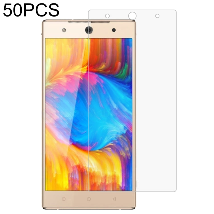 50 PCS 0.26mm 9H 2.5D Tempered Glass Film