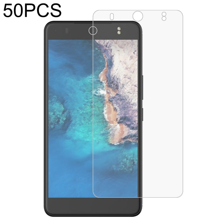 50 PCS 0.26mm 9H 2.5D Tempered Glass Film