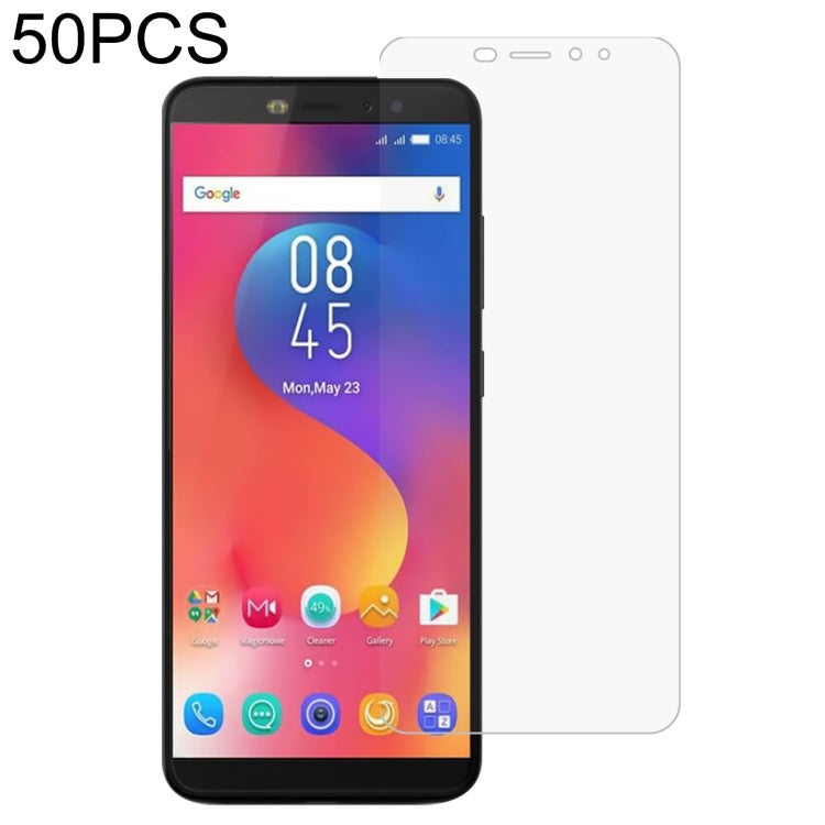 50 PCS 0.26mm 9H 2.5D Tempered Glass Film