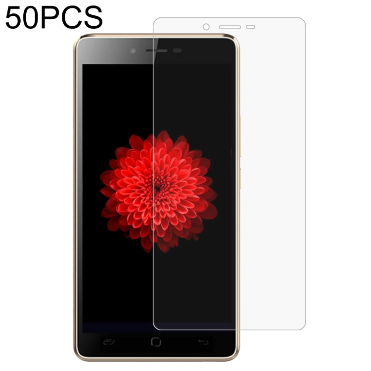 50 PCS 0.26mm 9H 2.5D Tempered Glass Film