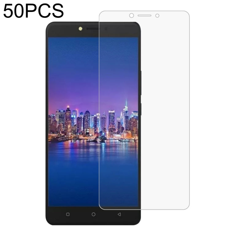 50 PCS 0.26mm 9H 2.5D Tempered Glass Film