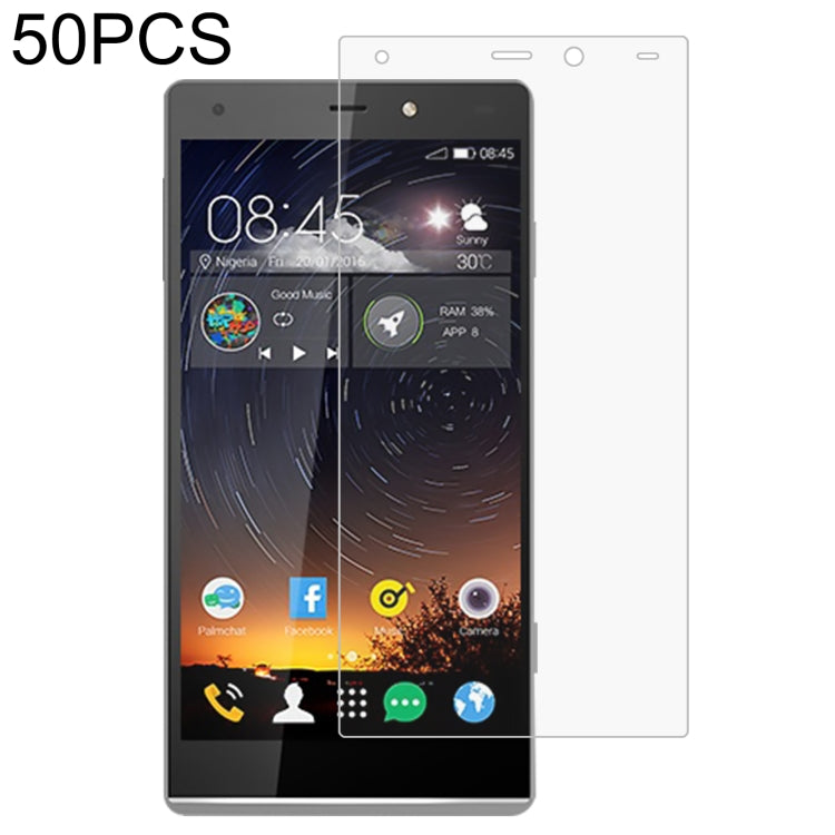 50 PCS 0.26mm 9H 2.5D Tempered Glass Film