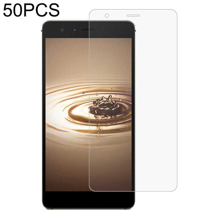 50 PCS 0.26mm 9H 2.5D Tempered Glass Film