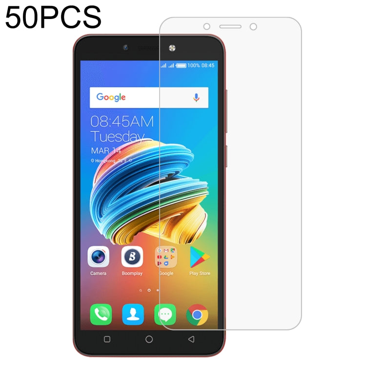 50 PCS 0.26mm 9H 2.5D Tempered Glass Film