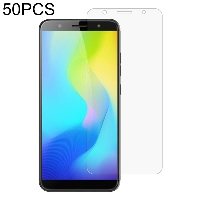 50 PCS 0.26mm 9H 2.5D Tempered Glass Film