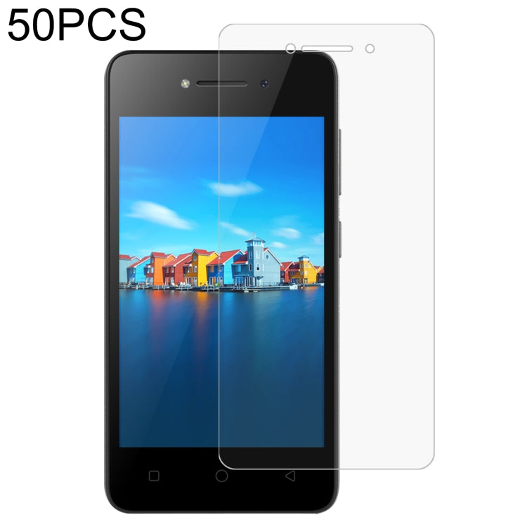 50 PCS 0.26mm 9H 2.5D Tempered Glass Film