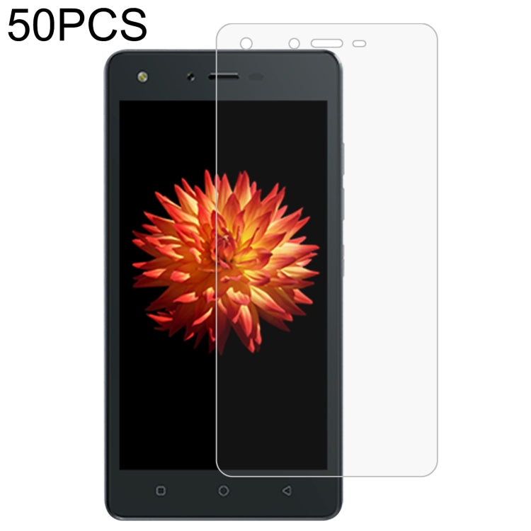 50 PCS 0.26mm 9H 2.5D Tempered Glass Film
