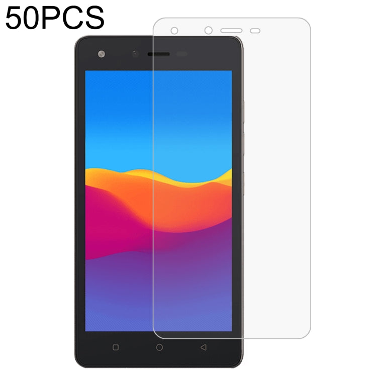 50 PCS 0.26mm 9H 2.5D Tempered Glass Film