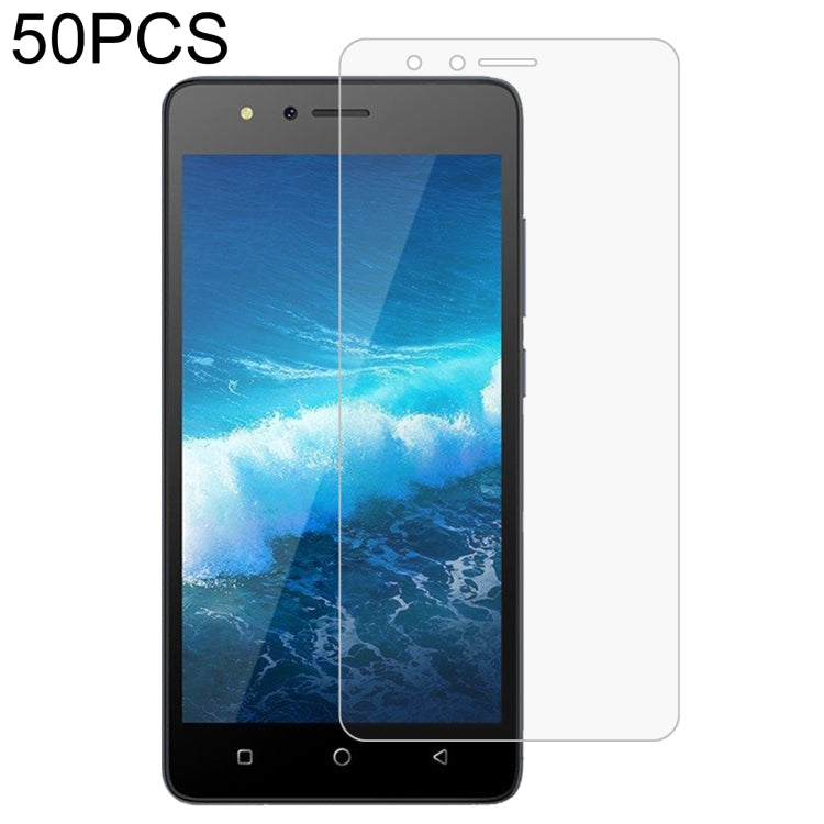50 PCS 0.26mm 9H 2.5D Tempered Glass Film