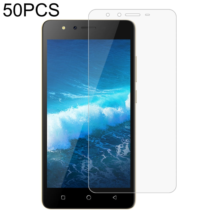 50 PCS 0.26mm 9H 2.5D Tempered Glass Film