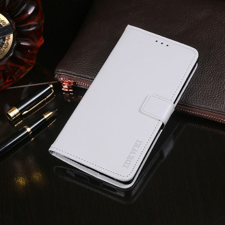 idewei Crazy Horse Texture Leather Case with Holder & Card Slots & Wallet, For Tecno Phantom X