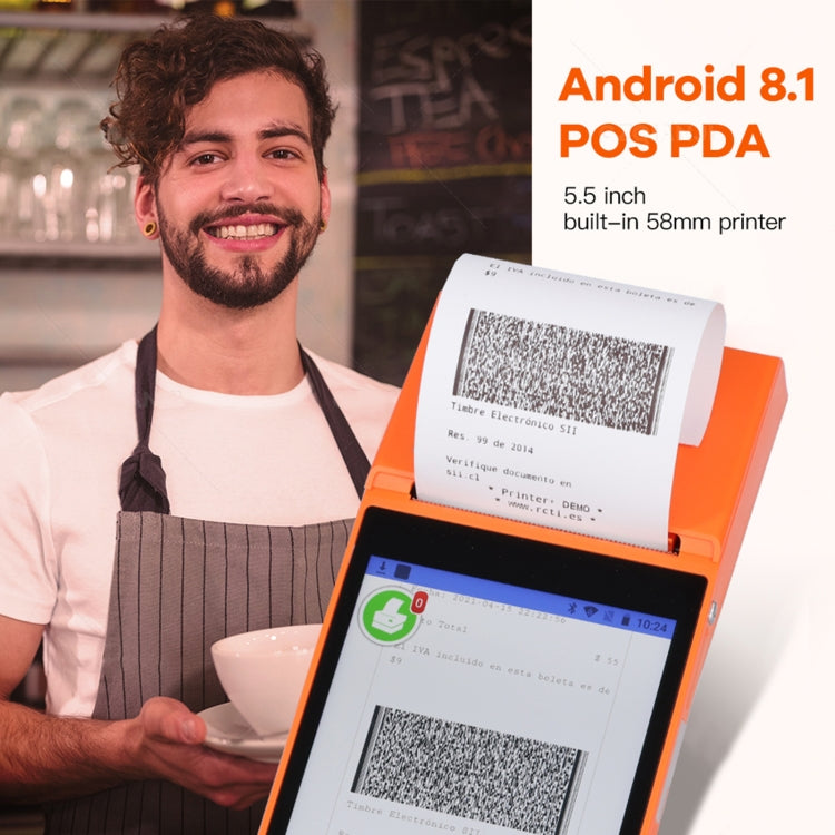 SGT-SP01 5.5 inch HD Screen Handheld POS Receipt Printer, Suit Version