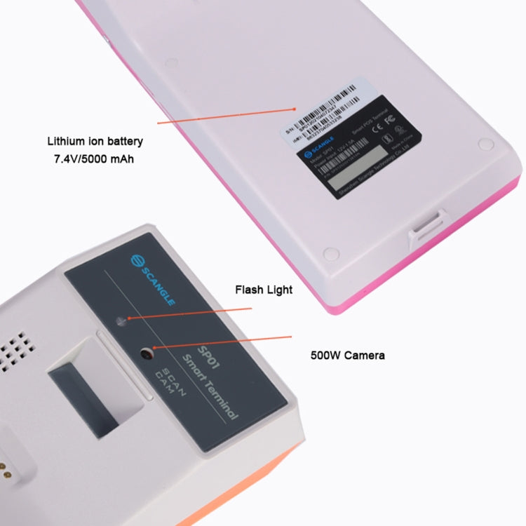 SGT-SP01 5.5 inch HD Screen Handheld POS Receipt Printer, Suit Version
