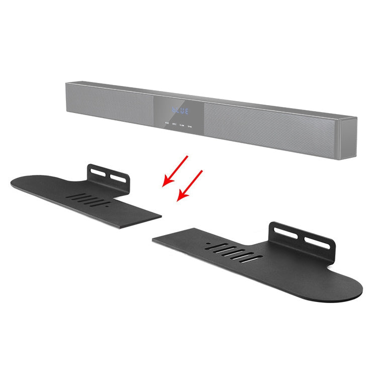 Split Sound Bar Wall-mount Bracket, For Amoi L2 / L3 / L5 / L7 / L8 / L9, For Harman/Kardon Citation Bar, For Sansui DV-91A / DV-92A           ...