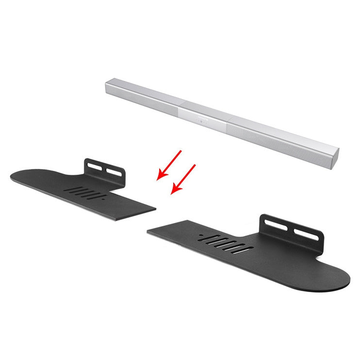 Split Sound Bar Wall-mount Bracket, For Amoi L2 / L3 / L5 / L7 / L8 / L9, For Harman/Kardon Citation Bar, For Sansui DV-91A / DV-92A           ...