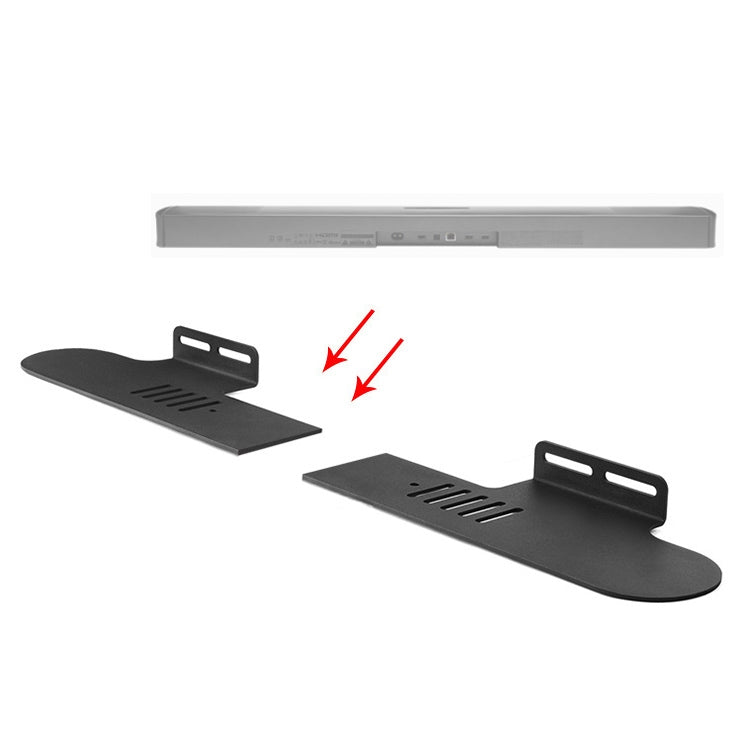 Split Sound Bar Wall-mount Bracket, For Amoi L2 / L3 / L5 / L7 / L8 / L9, For Harman/Kardon Citation Bar, For Sansui DV-91A / DV-92A           ...