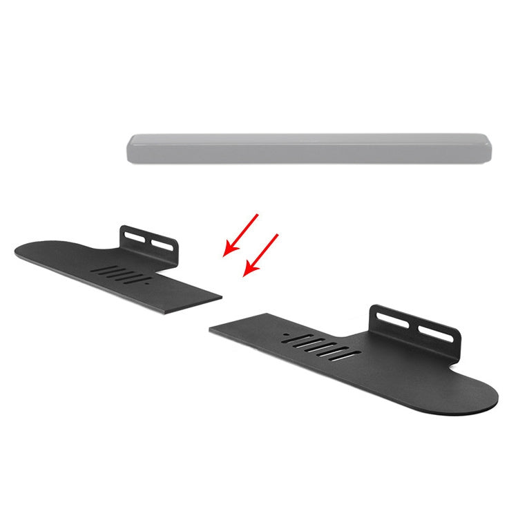Split Sound Bar Wall-mount Bracket, For Sony HT-CT800 / HT-Z9F, For Yamaha YAS-107 / YAS-108 / YAS-109 / YAS-207 / YAS-408, For Sony HT-MT300 / HT-S200F        ...