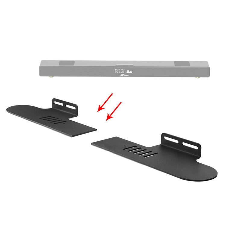 Split Sound Bar Wall-mount Bracket, For Sony HT-CT800 / HT-Z9F, For Yamaha YAS-107 / YAS-108 / YAS-109 / YAS-207 / YAS-408, For Sony HT-MT300 / HT-S200F        ...