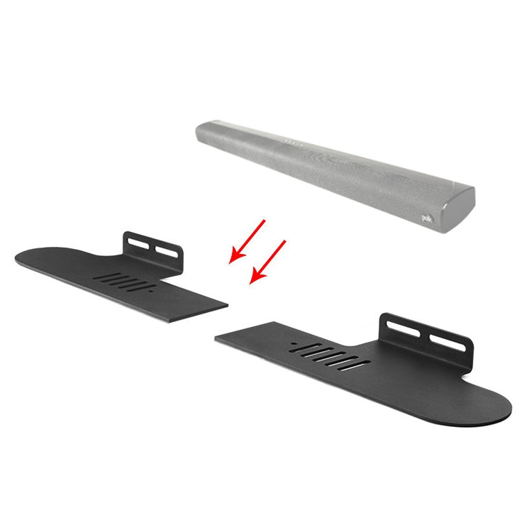 Split Sound Bar Wall-mount Bracket, For Sony HT-CT800 / HT-Z9F, For Yamaha YAS-107 / YAS-108 / YAS-109 / YAS-207 / YAS-408, For Sony HT-MT300 / HT-S200F        ...