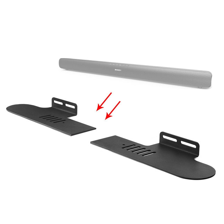 Split Sound Bar Wall-mount Bracket, For Sony HT-CT800 / HT-Z9F, For Yamaha YAS-107 / YAS-108 / YAS-109 / YAS-207 / YAS-408, For Sony HT-MT300 / HT-S200F        ...
