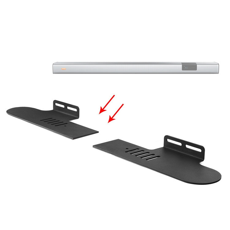 Split Sound Bar Wall-mount Bracket, For Sony HT-CT800 / HT-Z9F, For Yamaha YAS-107 / YAS-108 / YAS-109 / YAS-207 / YAS-408, For Sony HT-MT300 / HT-S200F        ...