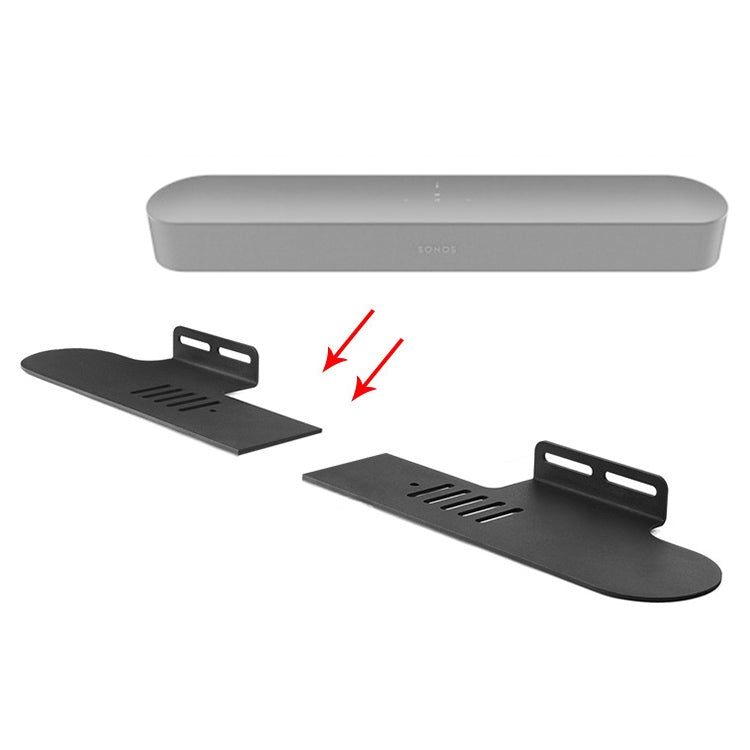 Split Sound Bar Wall-mount Bracket, For Sony HT-CT800 / HT-Z9F, For Yamaha YAS-107 / YAS-108 / YAS-109 / YAS-207 / YAS-408, For Sony HT-MT300 / HT-S200F        ...