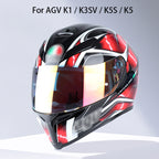 Motorcycle Helmet Visor Anti-UV Wind Shield Lens For AGV K1 / K3SV / K5