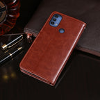 idewei Crazy Horse Texture Leather Phone Case
