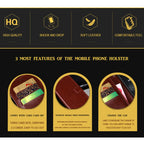 idewei Crazy Horse Texture Leather Phone Case